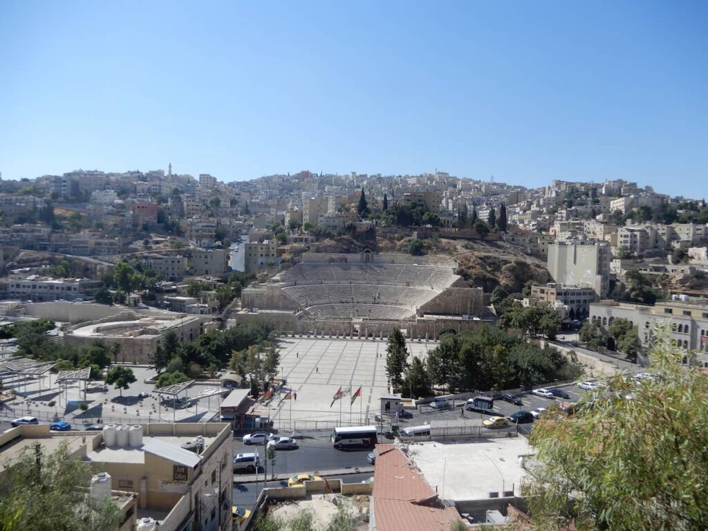 Roman Theater in downtown Amman