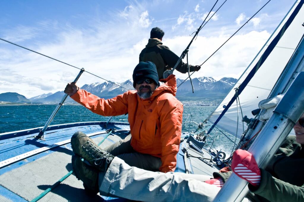 Navegando perto de Ushuaia