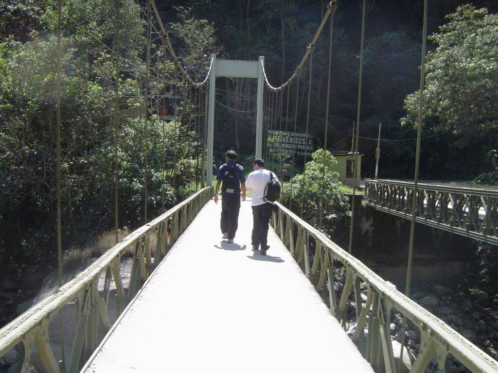 Bridge over the Urubamba River