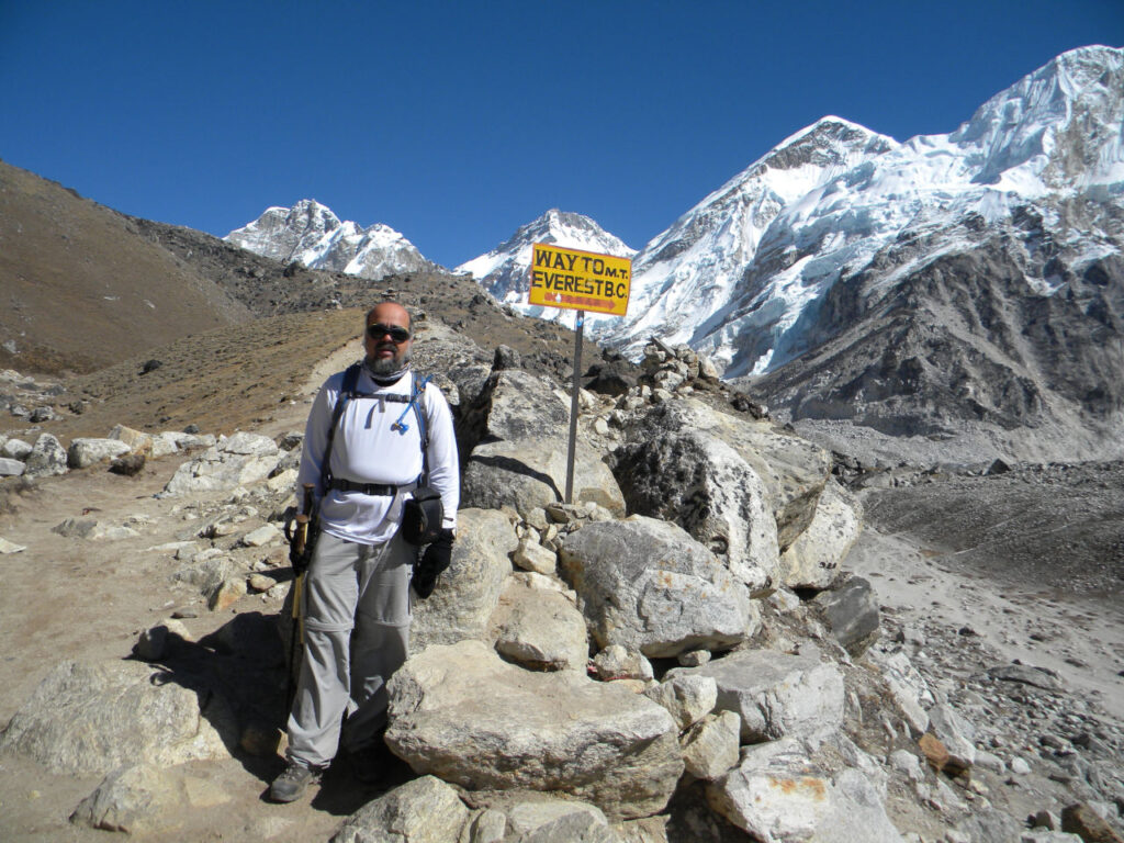 trekking to everest base camp