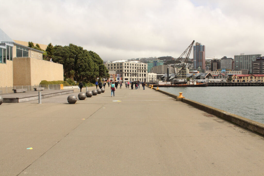 Caminhada à beira-mar de Wellington