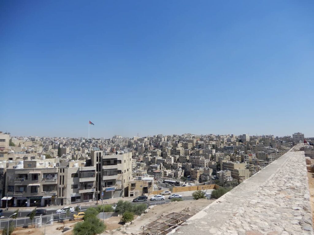 Panoramic view of the city of Amman