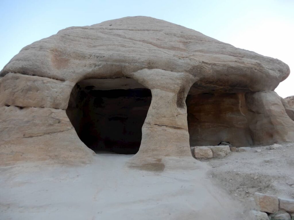 cave in Petra