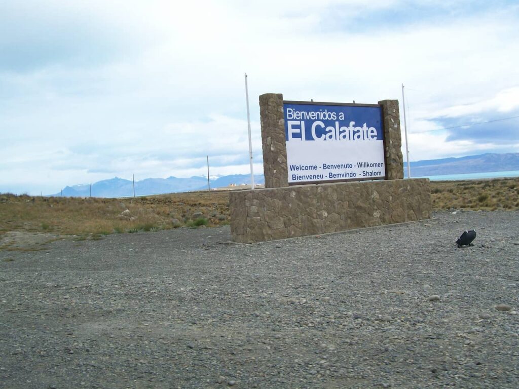 Entrada da cidade de El Calafate. - Patagônia