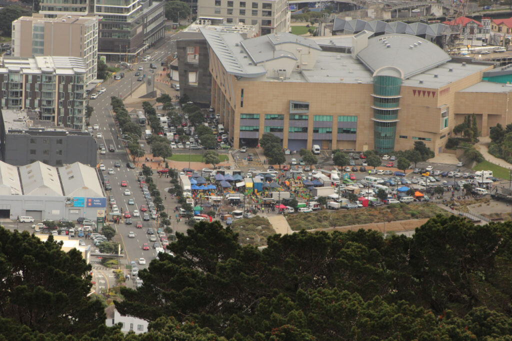 Visão geral da cidade de Wellington - Nova Zelândia