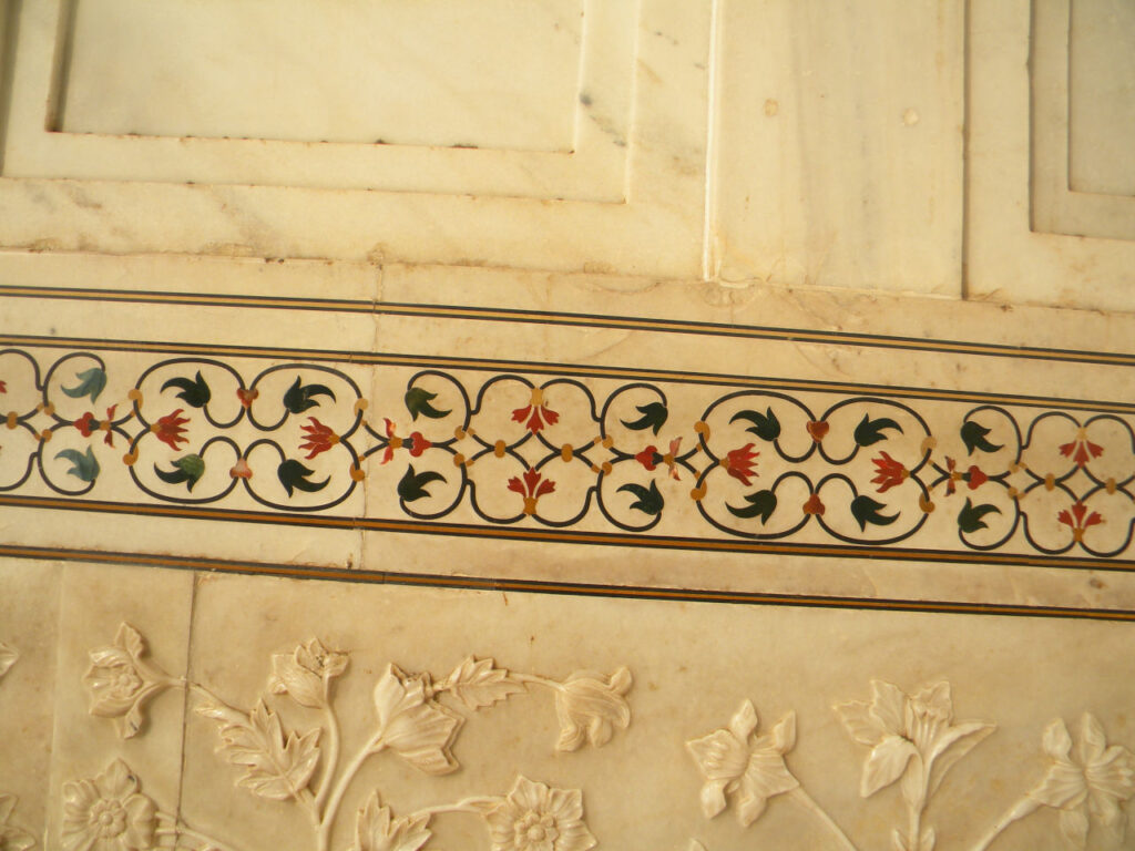 Taj mahal wall details