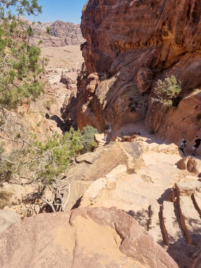 Down from high place of sacrify -Petra