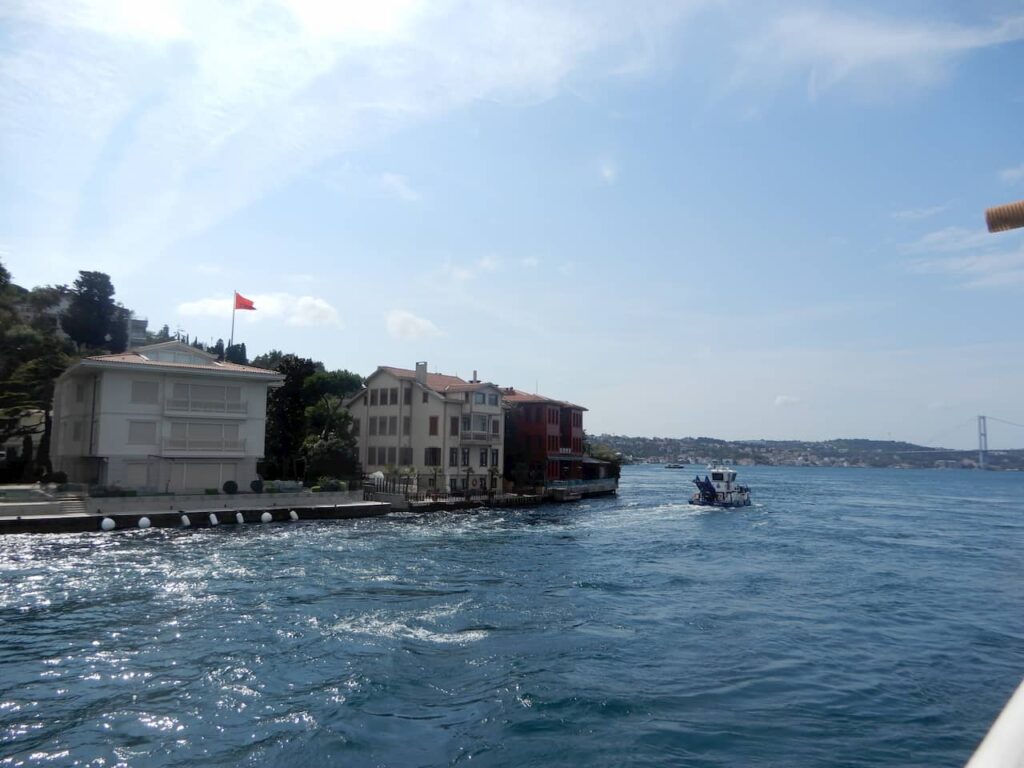 Asian side of the Bosphorus Strait - Istanbul