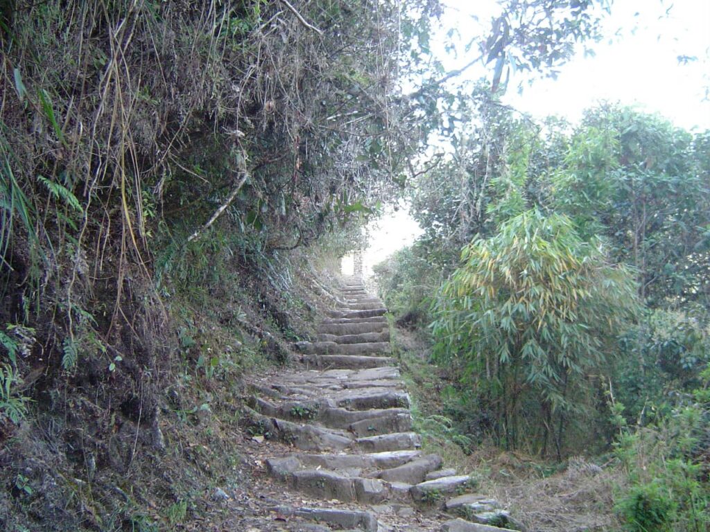 Última subida antes de Machu Picchu