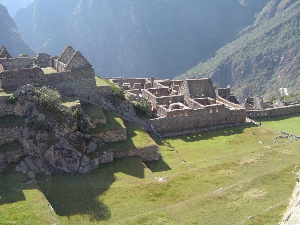 Praça principal de Machu Picchu