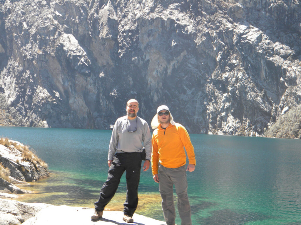 Alessandro and I at Churup Lagoon