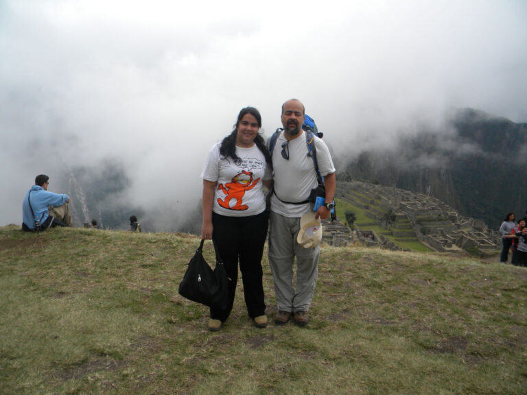 Paola e eu em Machu Picchu