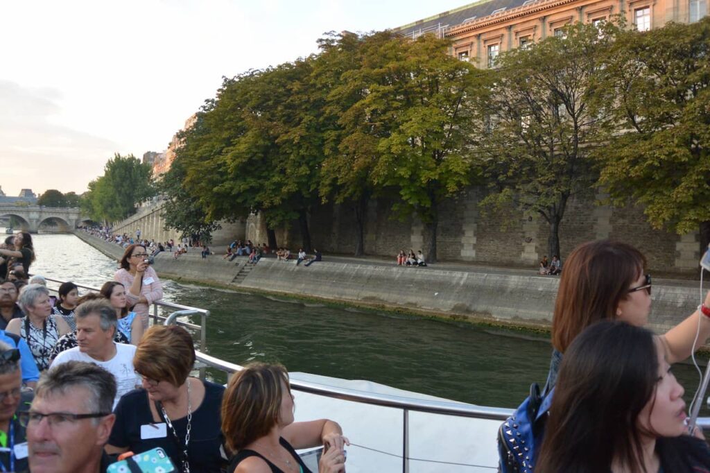 Boat trip on the River Seine - Paris