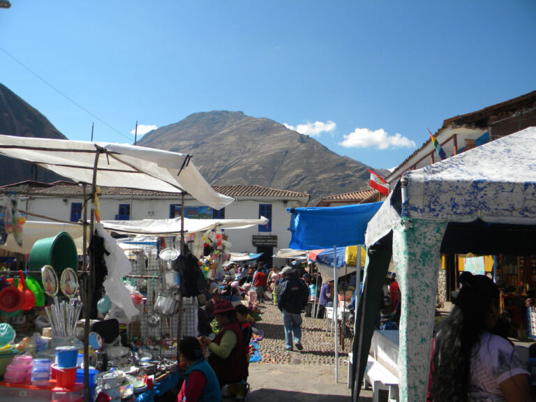 Feira de artesanato Pisac - Peru