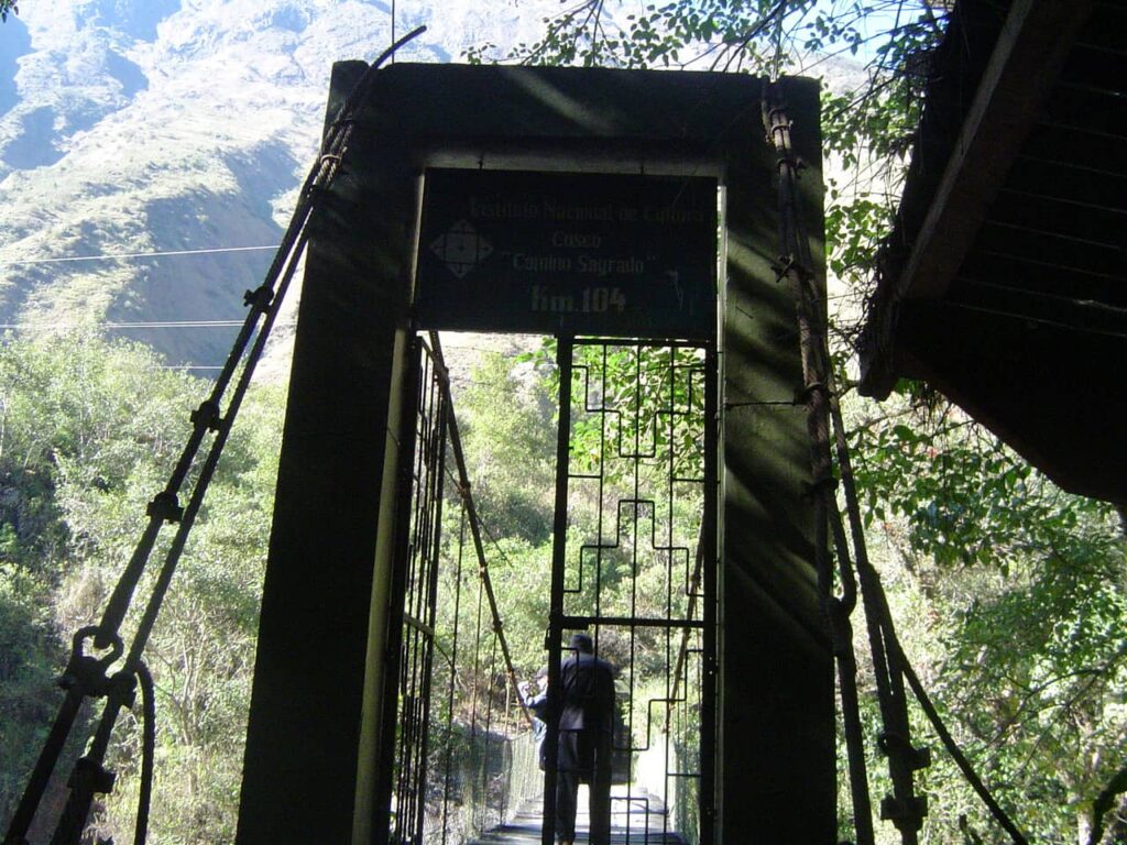 Bridge over the Urubamba River