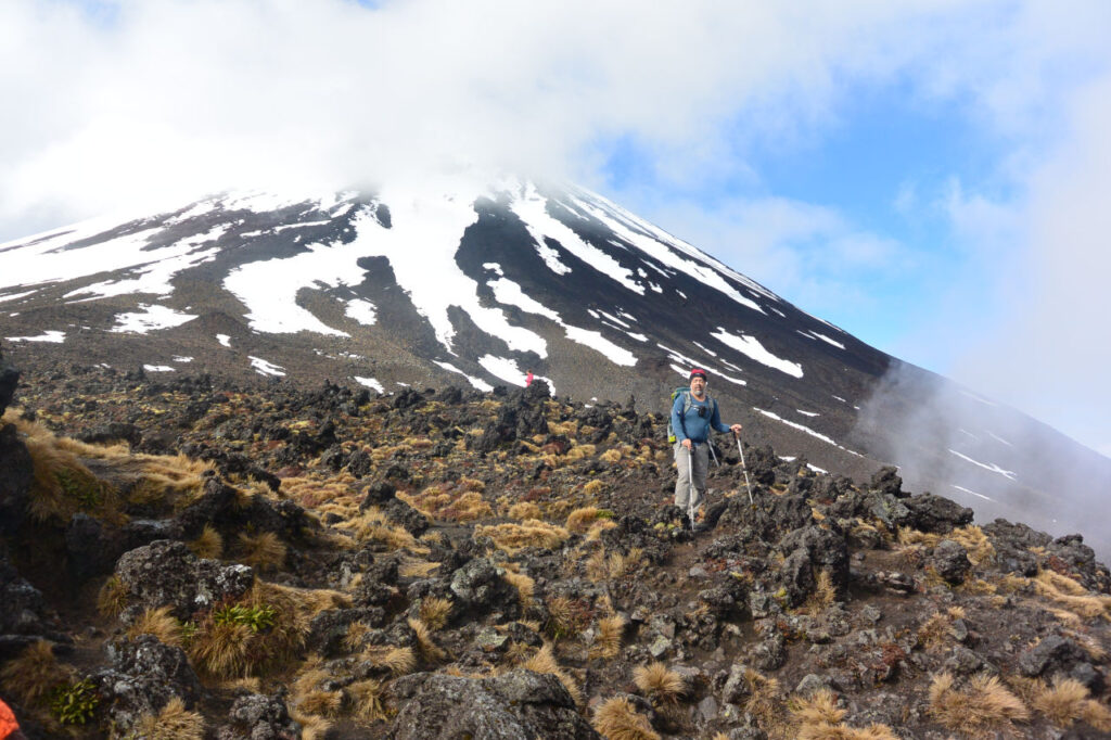 Still going up to south crater