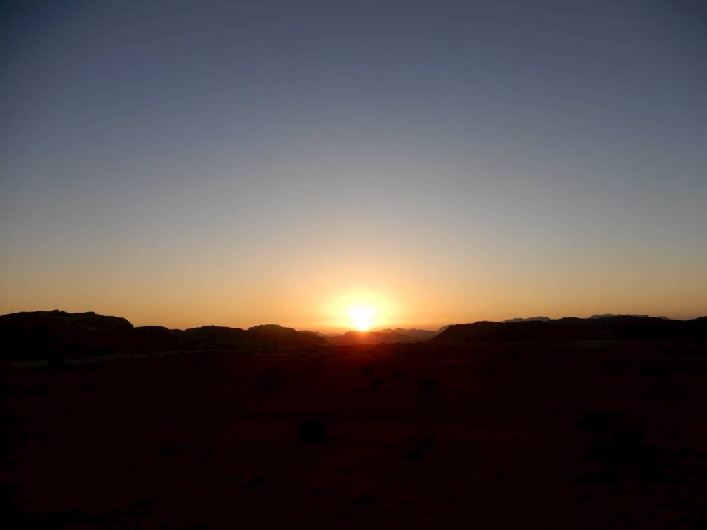 Sunset at Wadi Run