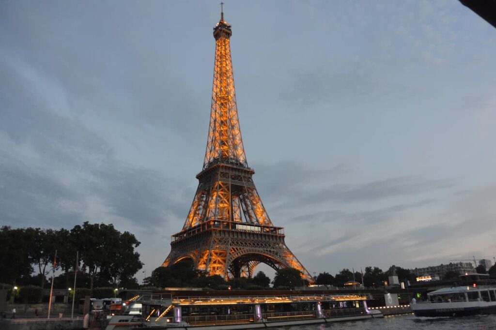 Eiffel Tower at night