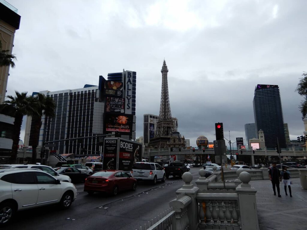 Replica of the Eiffel Tower in Paris - Las Vegas