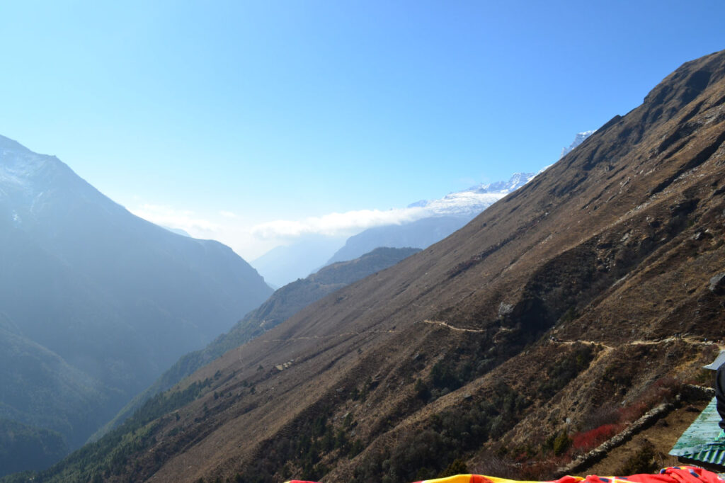 Caminho de volta para Namche Bazzar - Everest