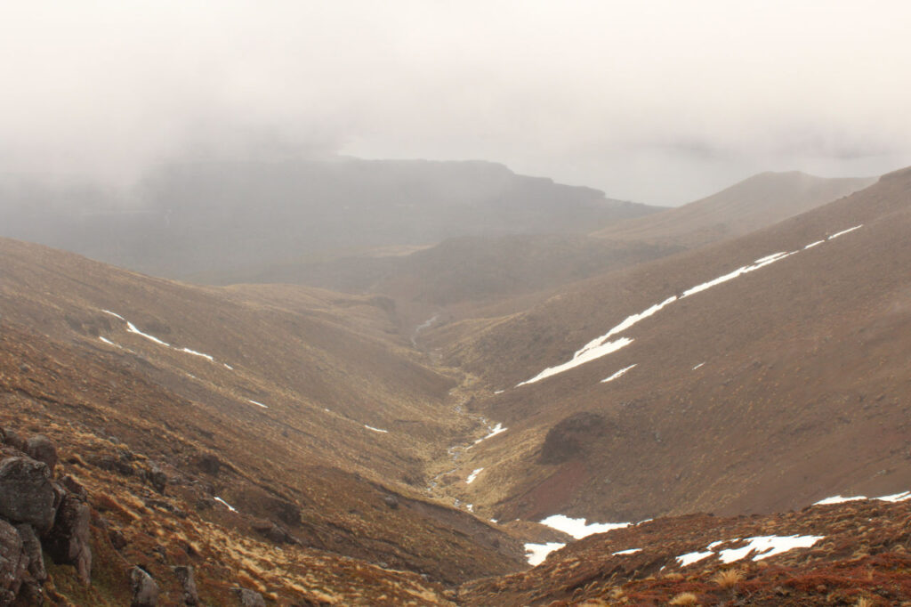 Descent to Keletashi Shelter - New Zealand