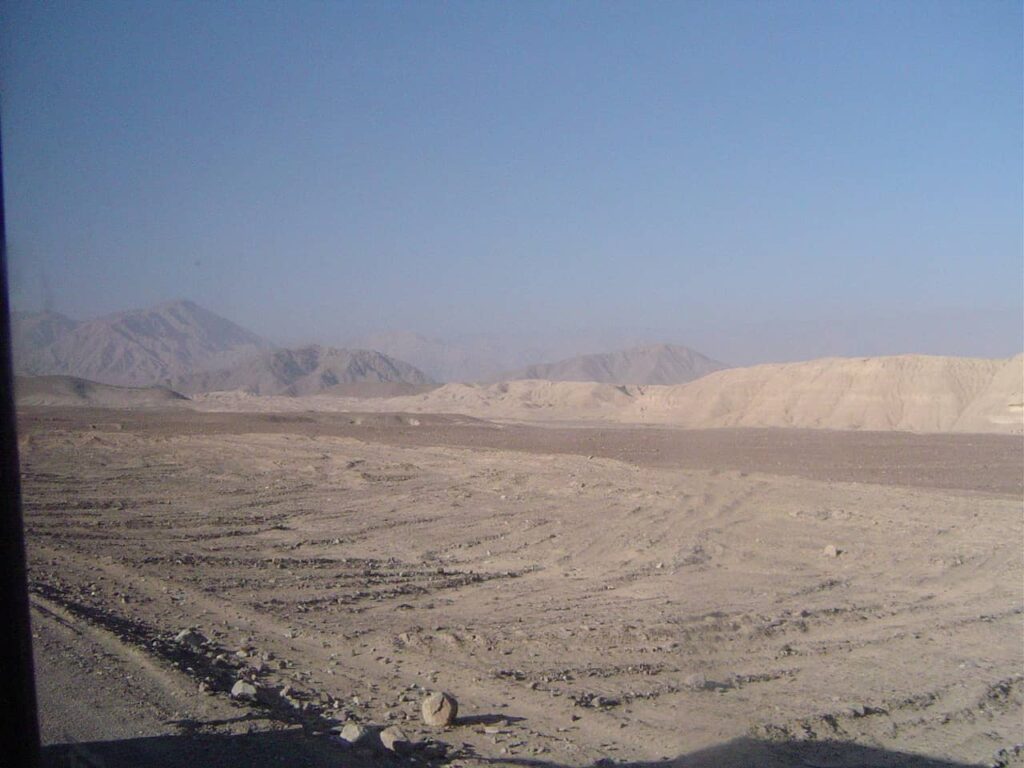 Deserto entre Arequipa e Arica