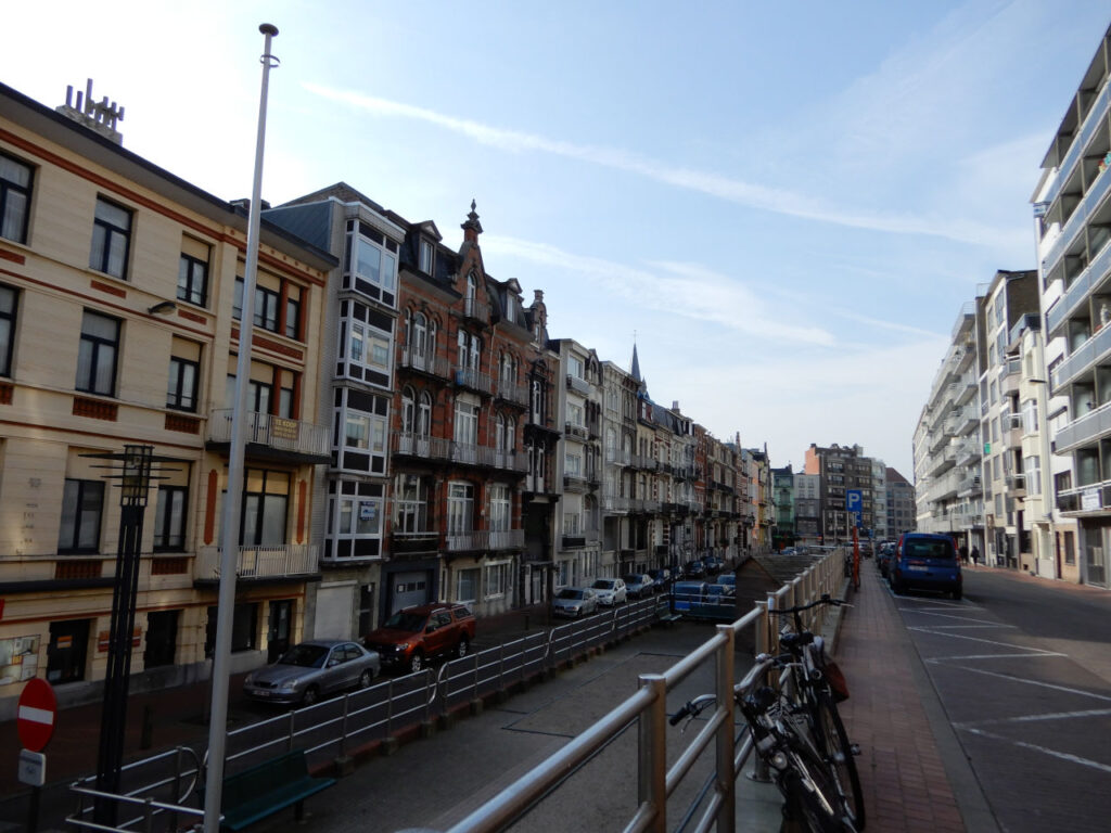 Rua graaf Jansdijk em Blankenberge