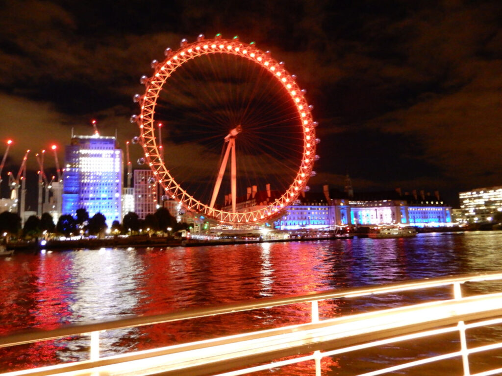 London Eye at night