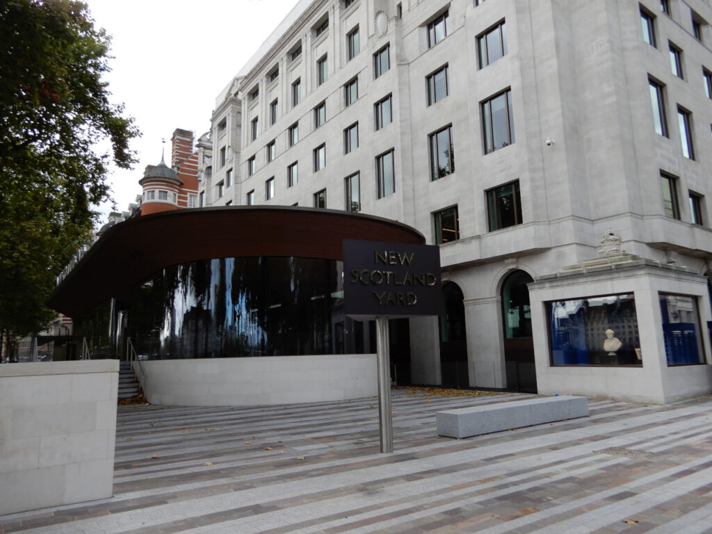 New Scotland Yard headquarters in London