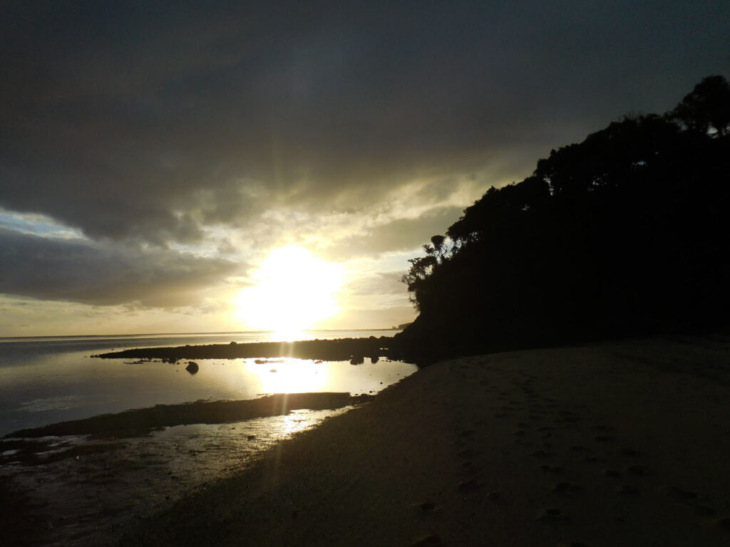 Sunset in Fiji Islands