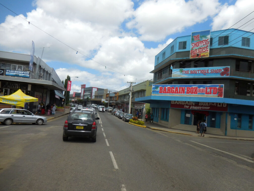 Rua central de Nadi - Ilhas Fiji