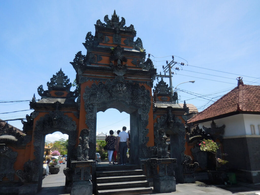 Portal of a temple in Bali