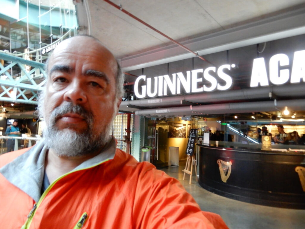 Bar inside the Guinness factory