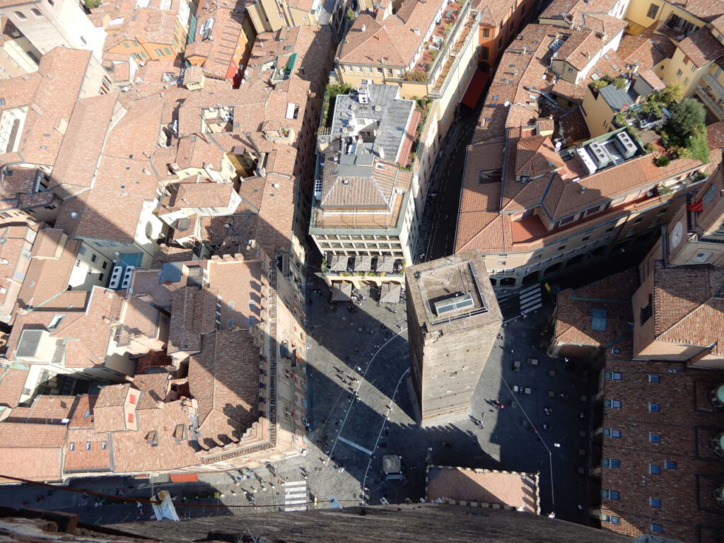 Vista de Bolonha da toree degli Asinelli