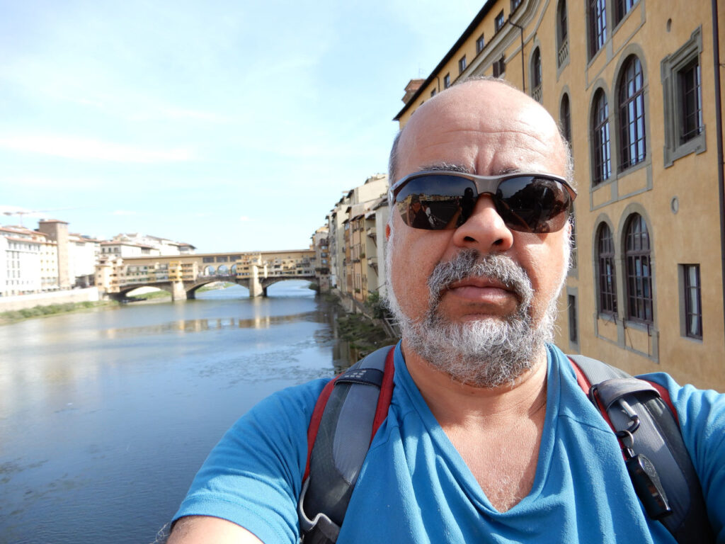 Eu e a Ponte Vecchio