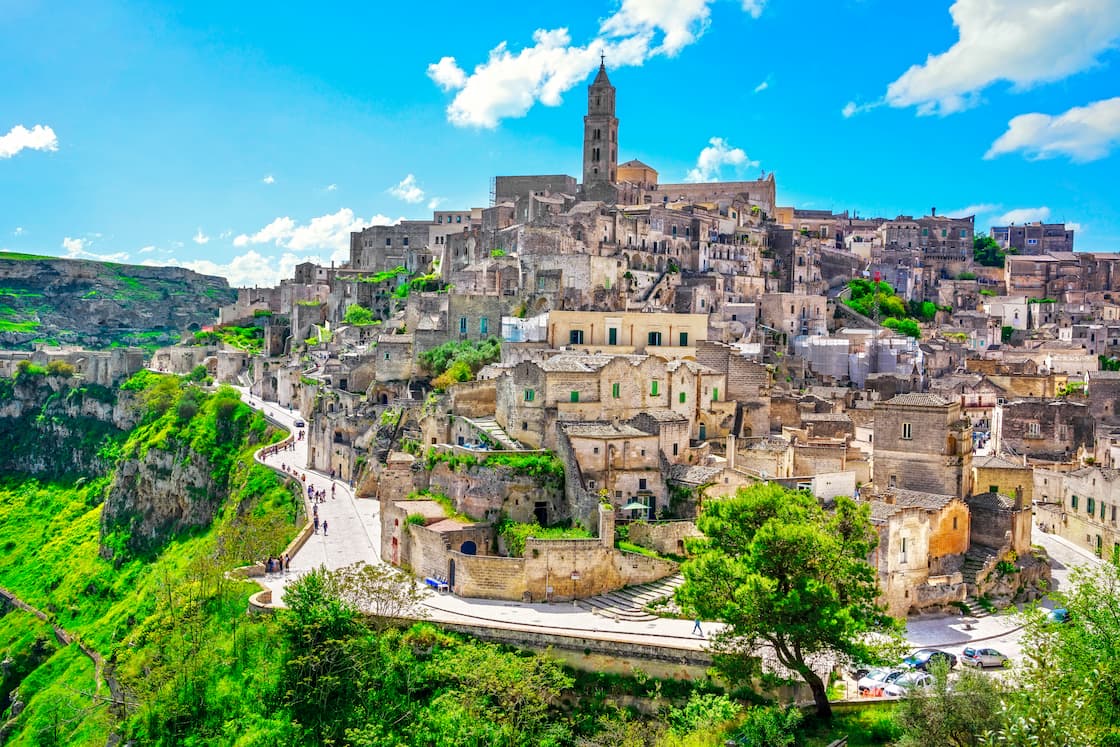 City of Matera in Italy