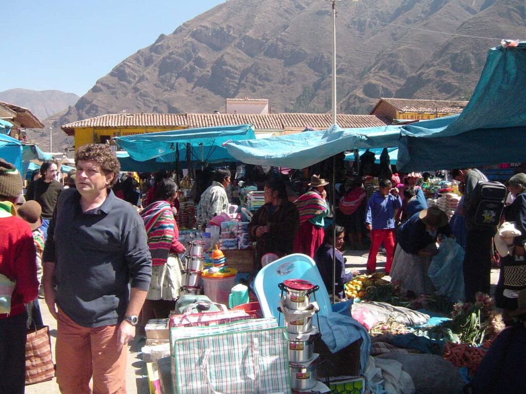 Feira artesanal de Pisac