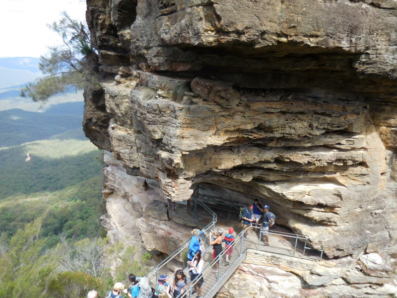 Access to the Three Sisters - Australia