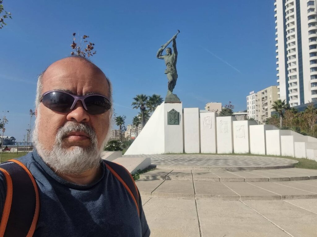 Unknown Soldier Statue in Durres