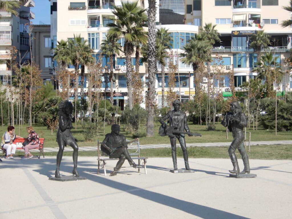 Rolling Stones Statues