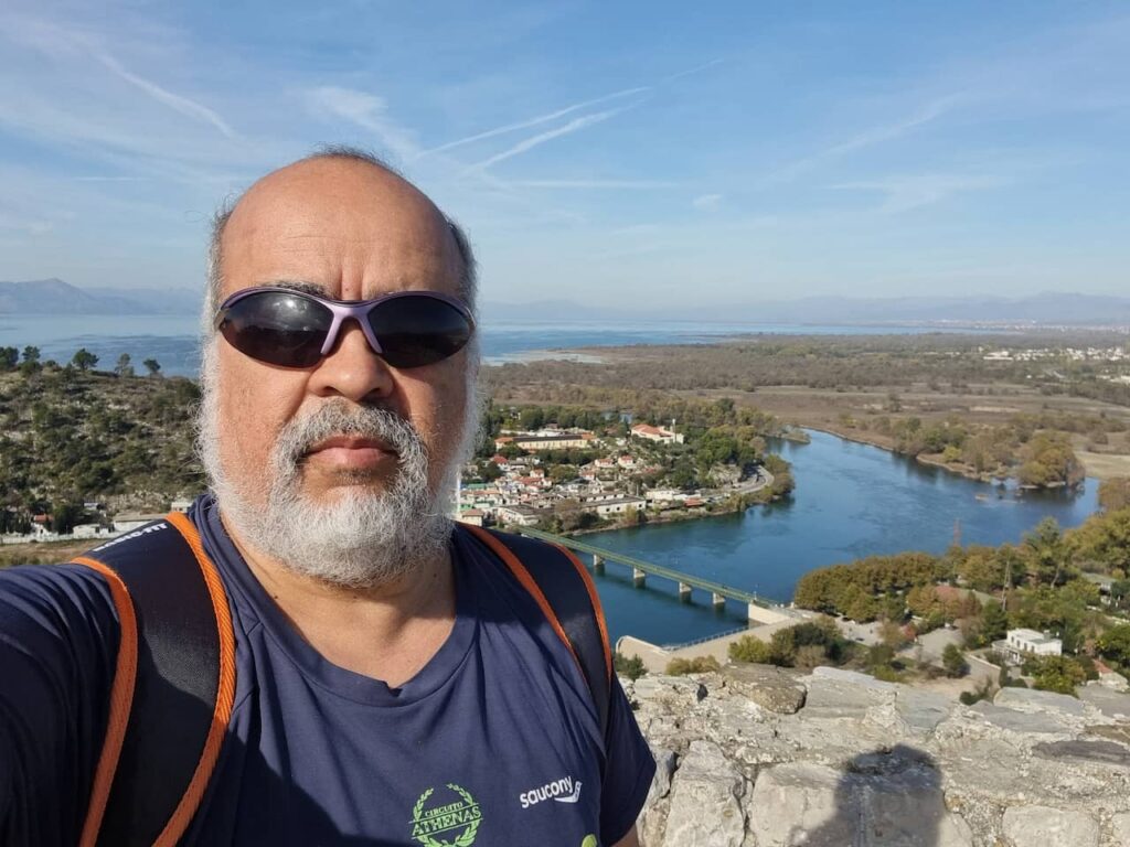 Lake Shkoder seen from Rozafa Castle