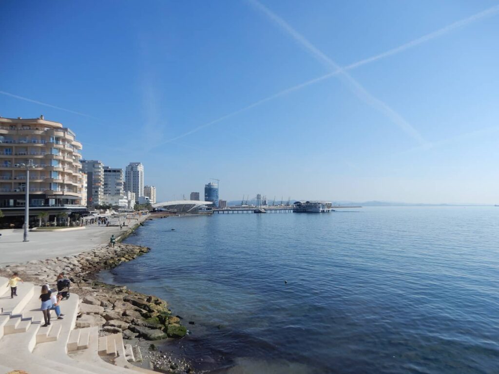 View of the sea of ​​Durrës