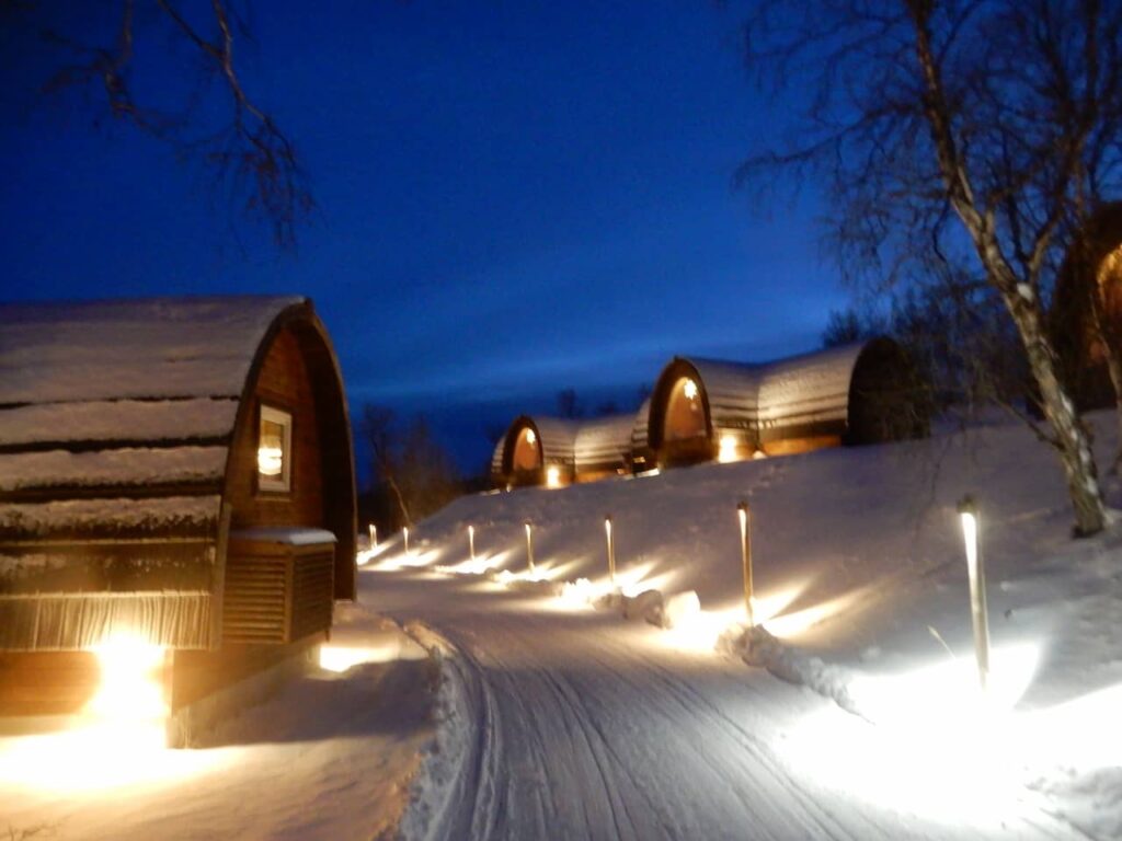 Cabins at the snowhotel