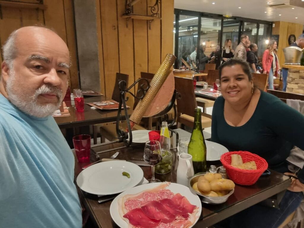 jantar Raclete - paris