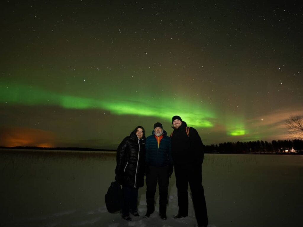 Paola, Me, Andre and the Northern Lights