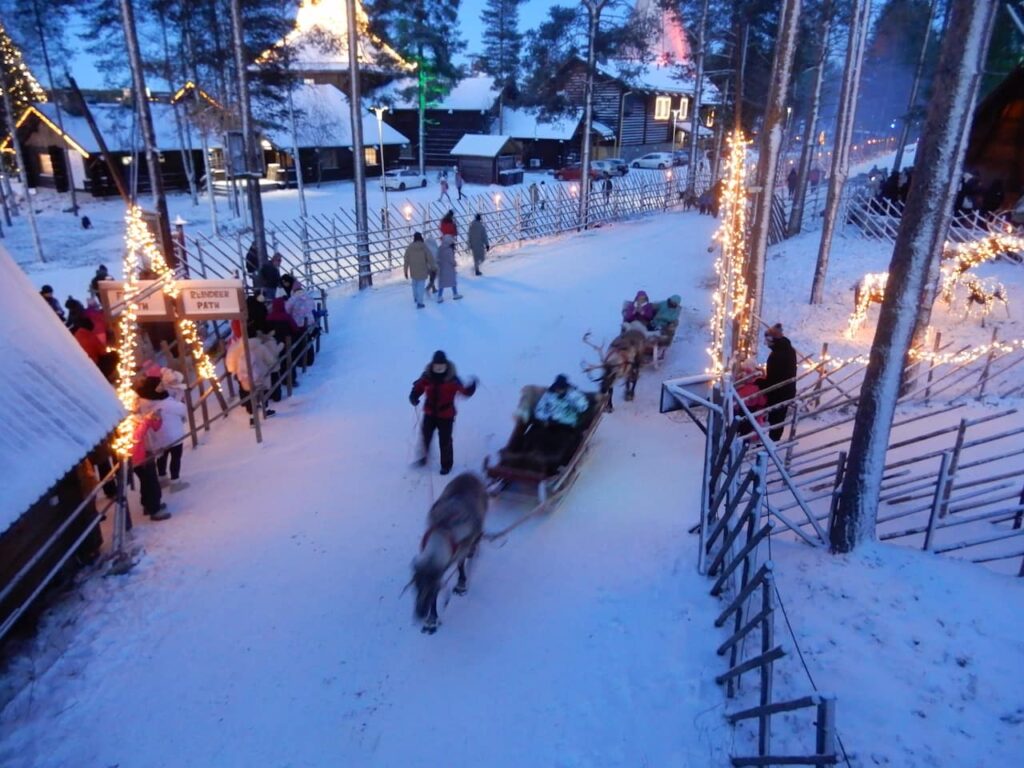 reindeer sleigh