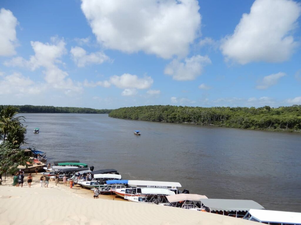 Vista de cima da duna