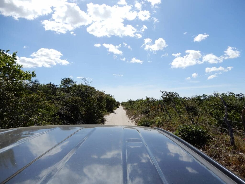 Caminho para a lagoa Bonita