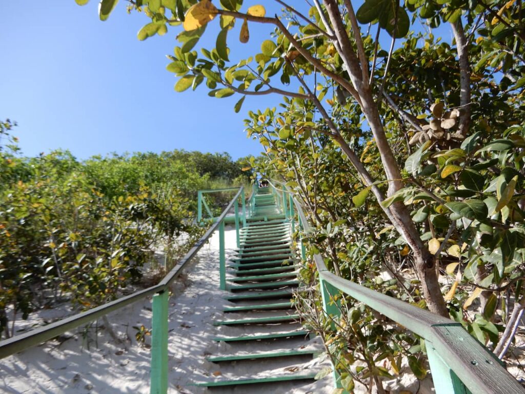 Escada para subir a Duna