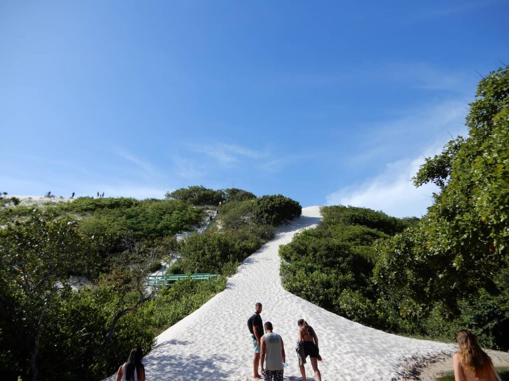 Subida para as Dunas